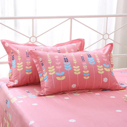 Two-piece Cotton Pillowcase Single Double Bedroom Pillowcase Plus Thicker Pillow Cover