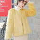 Autumn and Winter Short Mink Fur Coat Fashion Simple Coat Long Sleeve Temperament Female Jacket