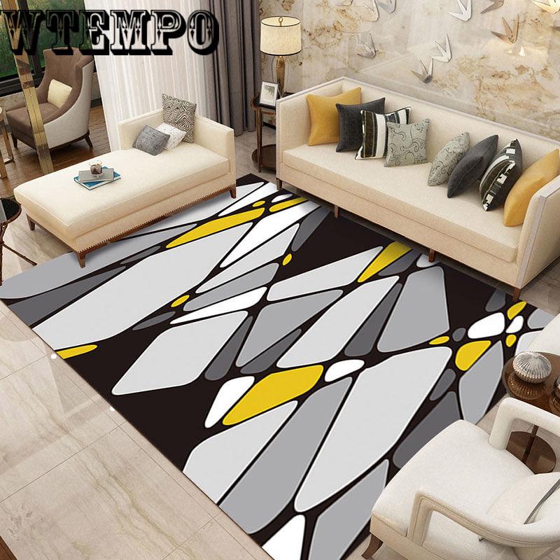 Living room carpet simple coffee table blanket plush mat bedroom big carpet bathroom room blanket