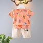 Boys Summer Suit 2-6 Years Old Handsome Two Piece Suit