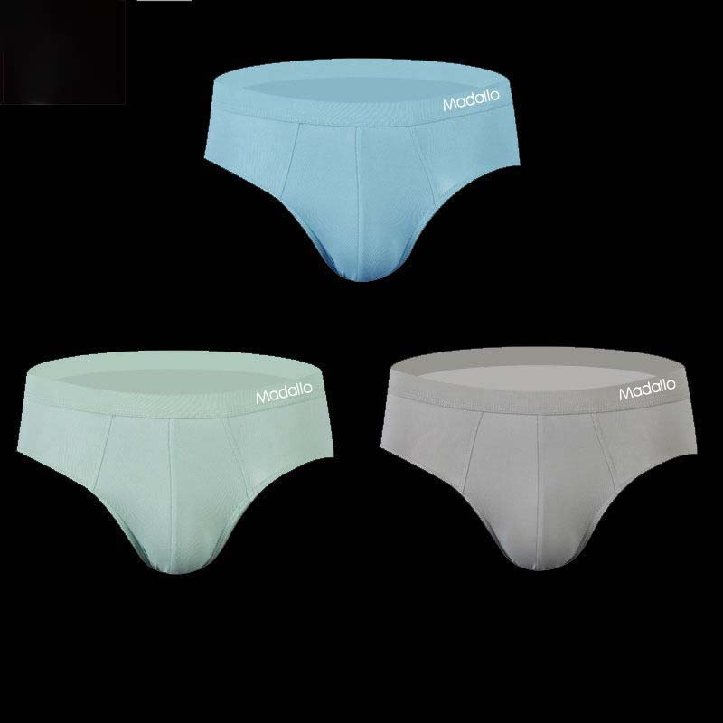 Men's Underwear Men's Ice Silk Seamless Antibacterial Crotch Summer Youth Breathable Large Size Briefs