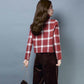 Autumn and Winter High-neck Short Sweater Fashion Korean High-waist Blouse Pullover Loose Plus Size Women's Sweater
