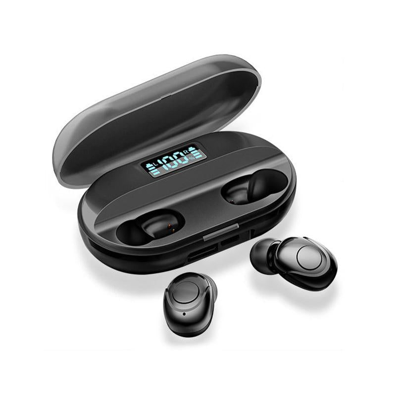5.0 In-ear HIFI Earphones Bluetooth LED Display Support Call Exquisite Wireless Headset Charging Box