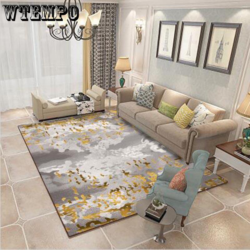 Rustic Style Bedroom Study Rectangular Big Size Carpet Large Area Carpets for Living Room Soft Rugs