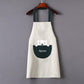 Hand-wiping Apron Female Household Waterproof and Oil-proof Apron Working Kitchen Adult Apron Men's Kitchen Cleaning Utensils