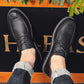 Custom Comfortable Men Pointed Toe Dress Shoes Genuine Low Leather Men's Wedding Shoes Loafers