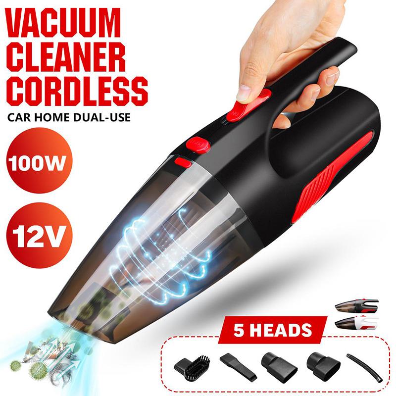 Wireless Car Vacuum Cleaner Portable Car Vacuum Cleaner Household Hand-held Vacuum Cleaner Stain Removal Tool