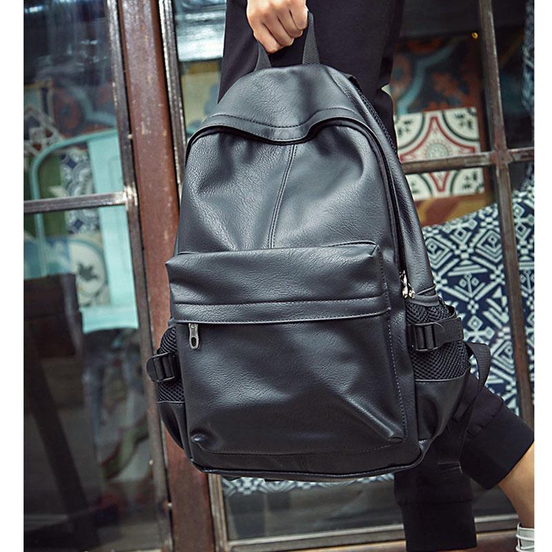 Large capacity Military backpacks  Waterproof Travel Bags Student Backpack Leather Backpack for men