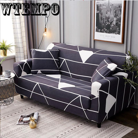 1/2/3/4 Seater All-inclusive Slip-resistant Elastic Sofa Cover Stretch Slipcover Protector Couch