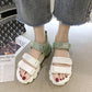 Summer Sandals for Women’s Outer Wear Comfortable Breathable and Thickening Women’s Shoes Flat Bottom Fashion