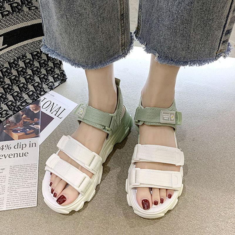 Summer Sandals for Women’s Outer Wear Comfortable Breathable and Thickening Women’s Shoes Flat Bottom Fashion