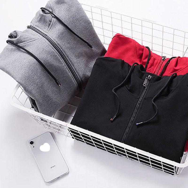 Autumn Winter Spring Thin Comfortable Suit Men's Cardigan Hooded  Jacket Men's Korean Version Casual Thin Sports Men's Top