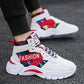 Spring Korean Style Trendy Men's Shoes All-match Sports High-top Sneakers Casual Canvas Breathable Tide Shoes