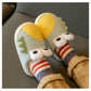 Children's Cotton Slippers Cute Autumn and Winter Boys and Girls Non-slip Soft Bottom Indoor Home Dinosaur Cartoon Baby Cotton Slippers