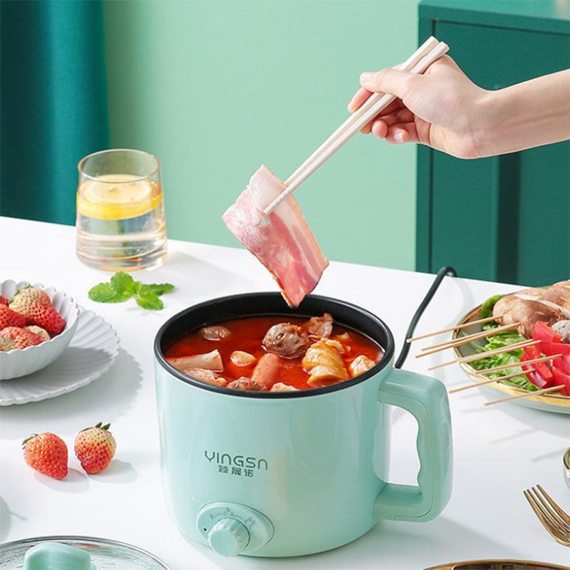 Wok Dormitory Small Electric Cooker 2 People Rice Cooker Instant Noodle Pot Electric Cooker Multi-function Electric Pot Electric Wok Porridge Pot