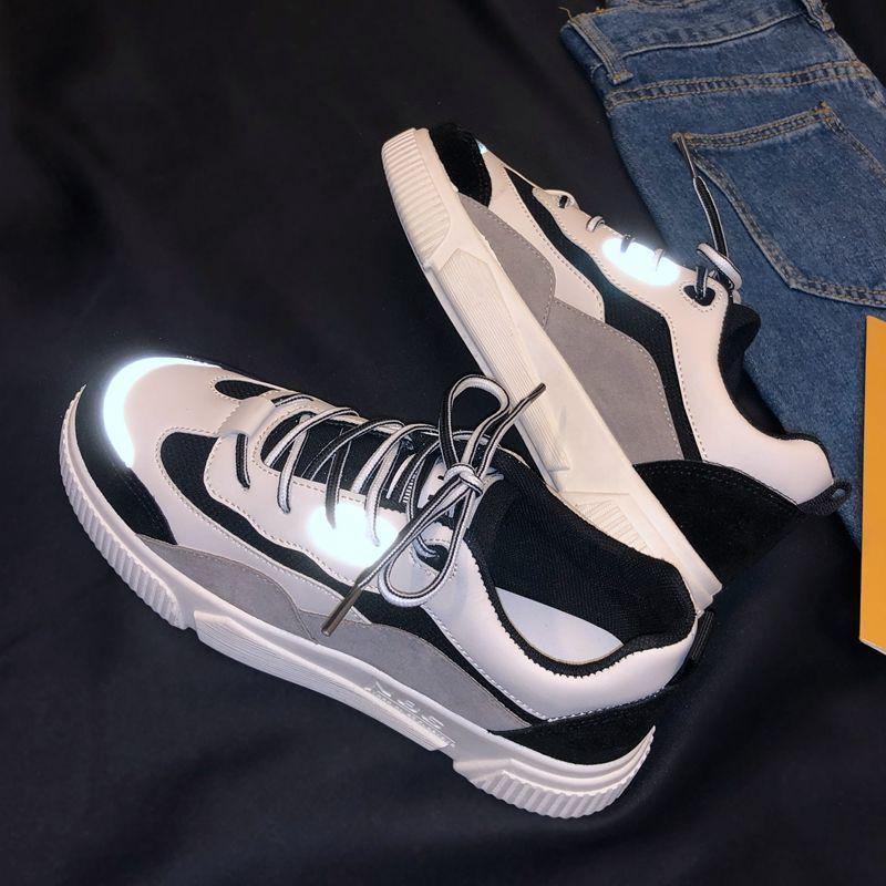 Fashion Sneakers Men Mesh Shoes Casual Young Man Street Sneakers Men Leisure Shoes Male Footwear Breathable Comfortable Flats 44