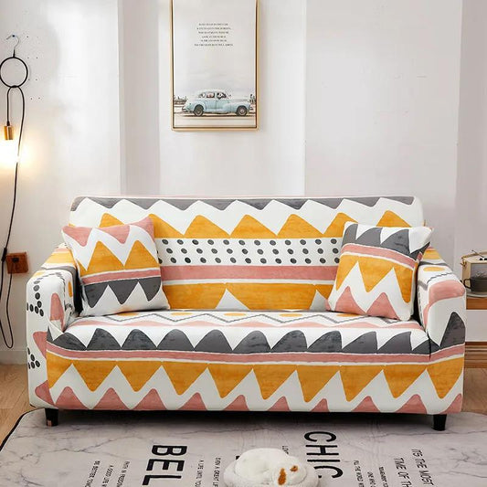 String Printed Sofa Covers for Living Room Elastic Stretch Slipcover Sectional Corner Sofa Covers 1/2/3/4-seater