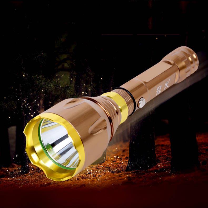 Strong Light Flashlight Rechargeable Super Bright Long-range Waterproof Xenon Security Outdoor Patrol Household Multi-function Special Forces