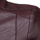 Men's Slim Stand Collar Leather Top Casual Waterproof Leather Jacket