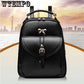 New Women Leather Backpacks Female Shoulder Bag Sac A Dos Ladies Bagpack Vintage School Bags