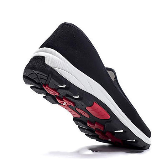Old Beijing Black Canvas Shoes Casual Lightweight Non-slip Safety Shoes Convenient Work Driver Shoes