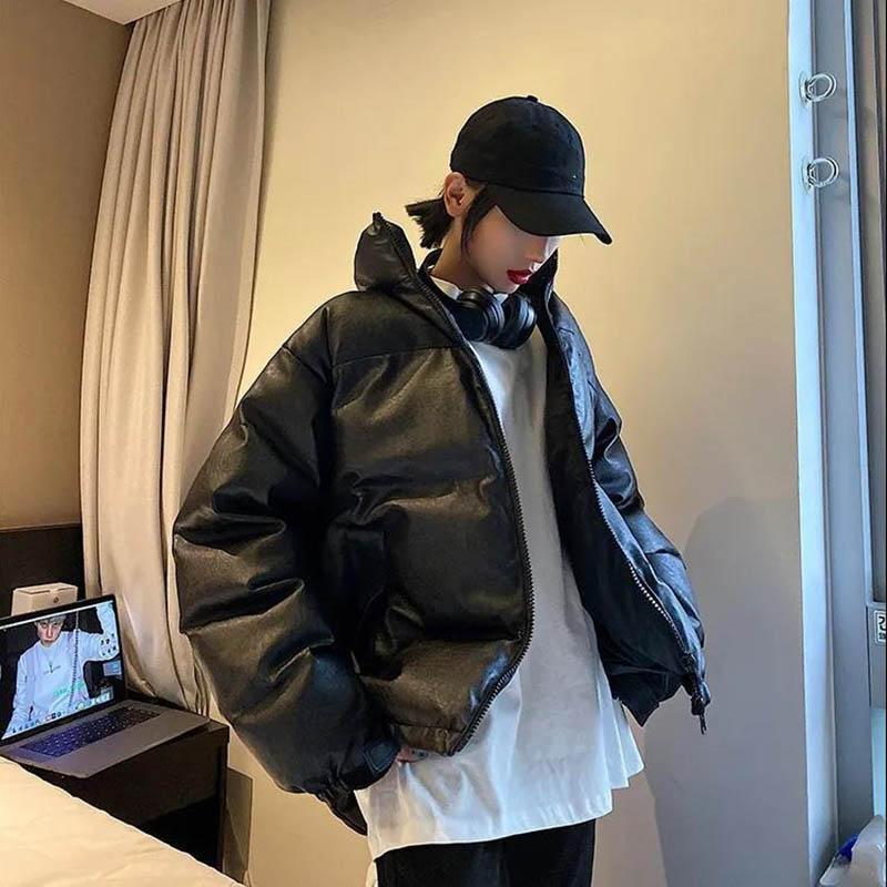 Loose Warm Cotton Coat Autumn and Winter Style Korean Students All-match Down Cotton Cotton Coat Jacket Women