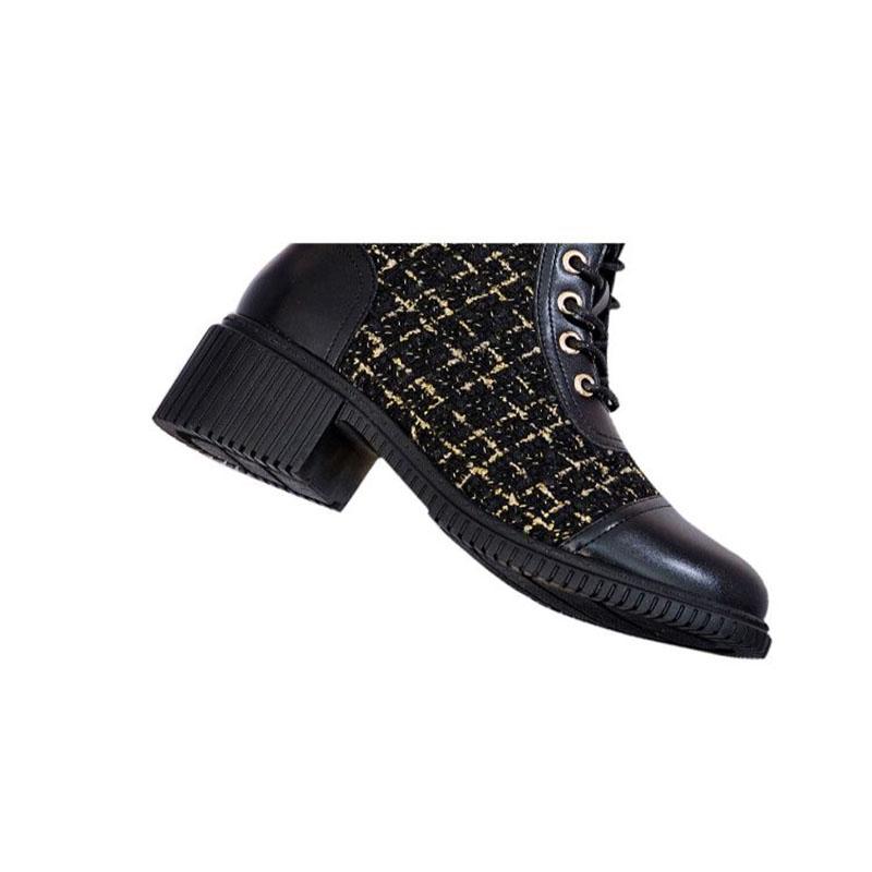 Women's Boots Martin Boots Women's Spring and Autumn Single Boots Thick High-heeled Boots All-match Women's Boots