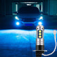 H3 220W Super Bright Headlight Seven Color LED Car Front Fog Light Natural/ Strobe Light Car Light Bulb