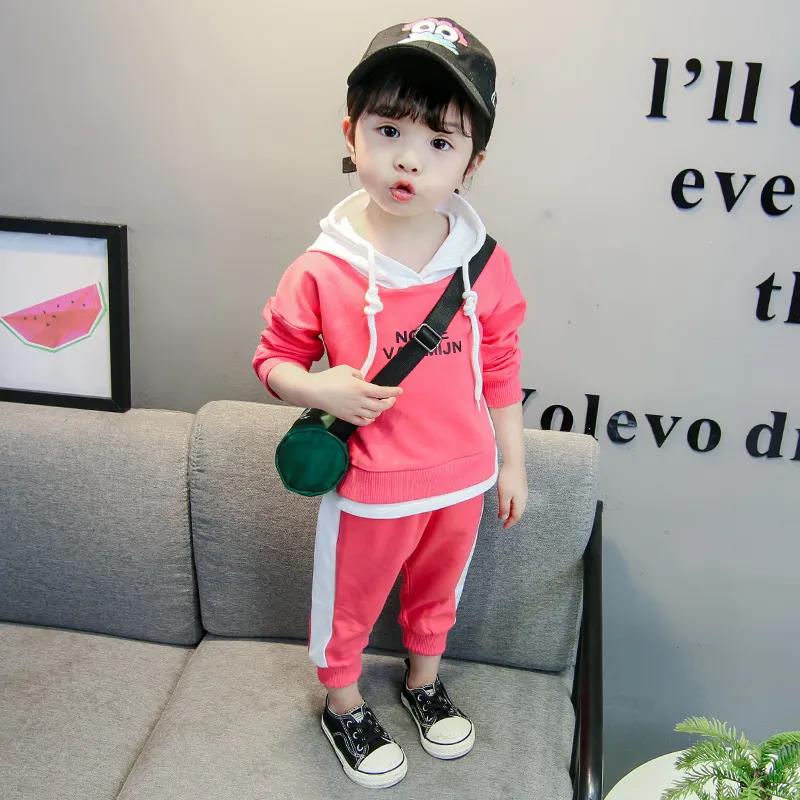 Girls and Boys Suits Spring and Autumn Clothes Children's Sports Sets Children's Clothes Two-piece Korean Sweaters