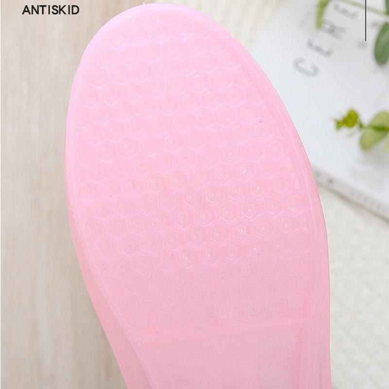 Rain Boots Female Adult Short Tube Shallow Water Shoes Summer Non-slip Kitchen Work Plastic Waterproof Low-top Wedge Jelly Rain Boots