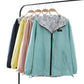 Women Spring Autumn Coat Female New Loose Wild Long-sleeved Hooded Student Windbreaker Jacket