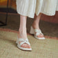 High-heeled Slippers Women's Summer Korean Version of All-match Comfortable Wedge Sandals Flip-flops Increased Sandals