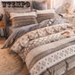 Thickened Velvet Four Piece Bedding Set Flannel Warm