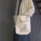 Canvas Bag Girl Student Slanting Japanese Origin Simple Single Shoulder Bag Hundred Handbags