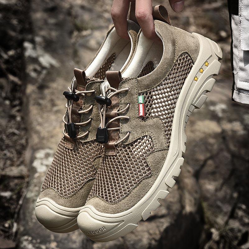 Plus Size 38-46 Men Outdoor Water Sneaker Non Slip Hiking Climbing Aqua Shoes Beach Barefoot Upstream Shoes Seaside Shoes
