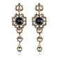 Creative Bohemian Retro Water Drops Tassel Long Earrings Jewelry Set Gifts fit with Wedding Dress