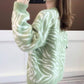Women Mohair Skin-friendly Sweater Long Sleeve Half Turtleneck Hairy Bottom Knit Top Shirt