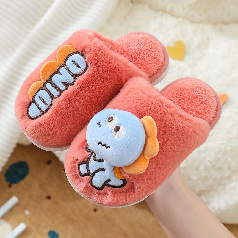 Children's Design Sense Cotton Shoes, Indoor and Outdoor Non-slip Casual Slippers Lightweight Flat Shoes Soft Shoes