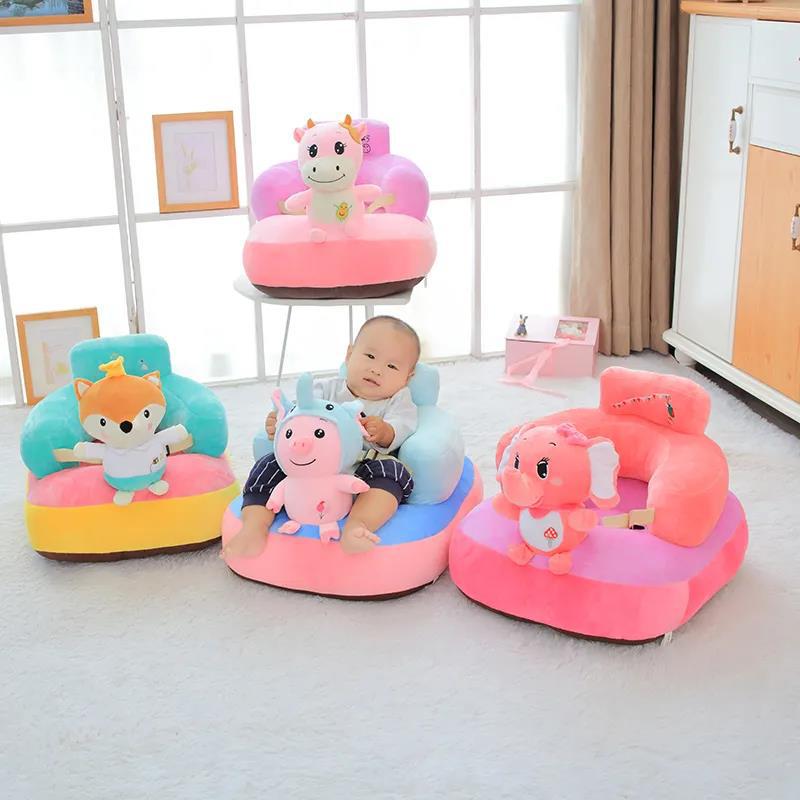 Infant Baby Sofa Chair Luminescent with Music 3 -6 Months Child Small Sofa Training Seat Seat Belt Anti-fall and Anti-rollover