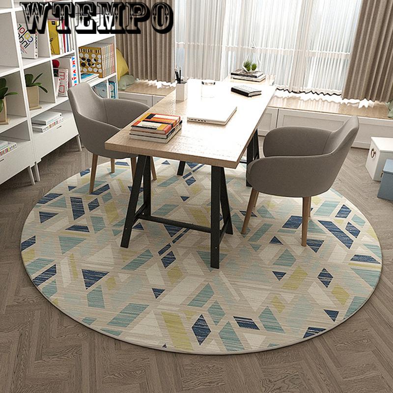 Household American Carpet Round Carpet Bedroom Carpet Study Carpet Living Room Anti-skid Carpet