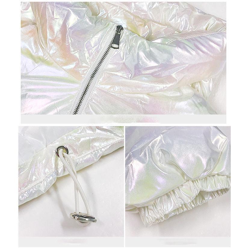 Women's Short Cotton-padded Jacket Shiny Cotton-padded Jacket Student Korean Style Loose Coat Women's Tide Ins Winter Bread Coat