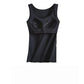 Winter Underwear Women Thermal Body Tops Vest with Padded Slim Sleeveless Crew Neck Wool Thermals Sexy Warm Clothes