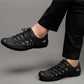Summer Breathable Men's Mesh Shoes Men's Soft Sole Sports and Leisure Hollow Shoes