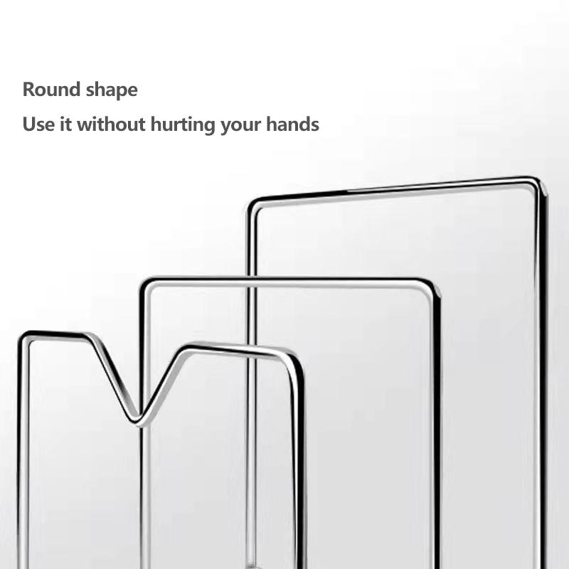 Vertical Kitchen Pot Cover Rack Cutting Board Rack Towel Rack Multifunctional Stainless Steel Knife Rack Board Rack Storage Rack