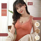Warm Vest Women's Lace Sling Gathered Underwear Thickened Plus Velvet Sexy Soft Bottoming Shirt Built-in Chest Pad