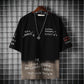 Short-sleeved Men's Summer Loose Original Five-point Sleeve Ins Short-sleeved T-shirt Male Handsome Five-point Sleeve Tide