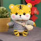 Children's Plush Toys Lovely Cartoon Little Tiger Doll Cute Soft Festival Doll Decorations Kid's Sleeping Doll
