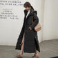 Down Jackets Women Long Winter Jacket and Coats 2021 New Thicken Warm Hooded Parkas Coat