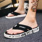Slippers Male Tide Summer Fashion Outdoor Wear Non-slip Net Red Sandals Beach Shoes 2020 Korean Version of Sandals Flip Flops
