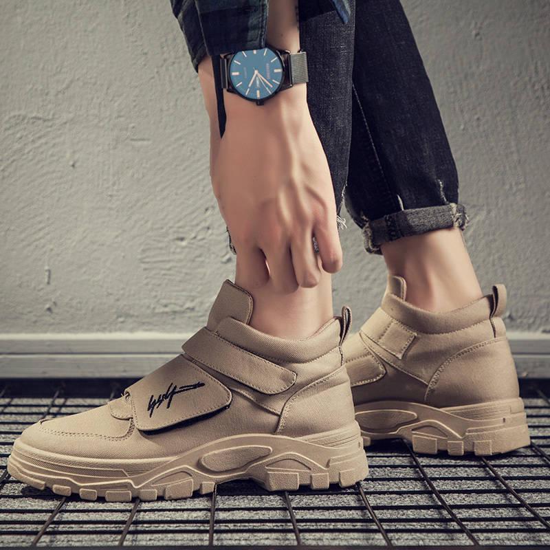 Fashion Martins Boots Men Autumn Winter Warm Breathable Ankle Boots Non-slip Snow Boots Chaussures